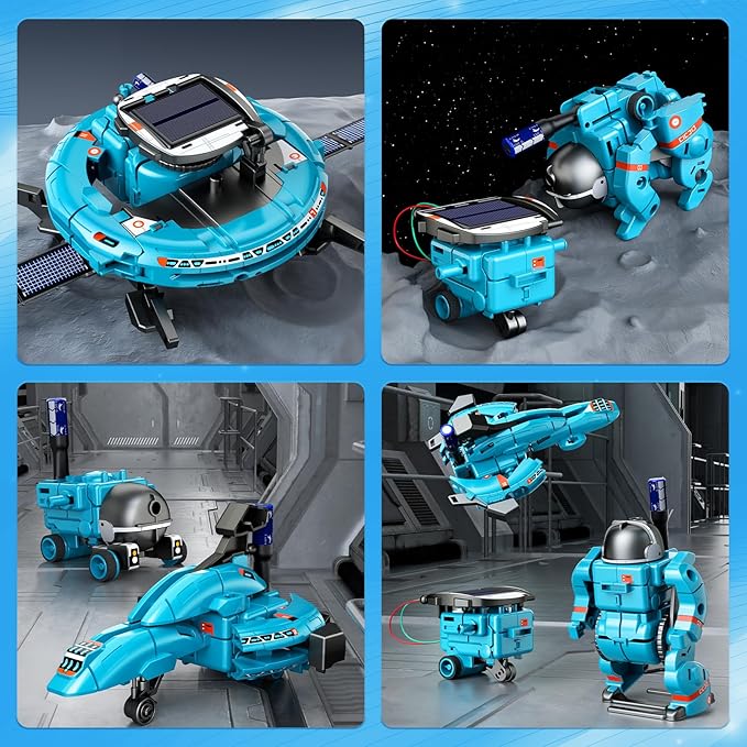 6-in-1 Solar Robot Toys