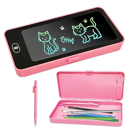 2-in-1 LCD Writing Tablet Penicil Case